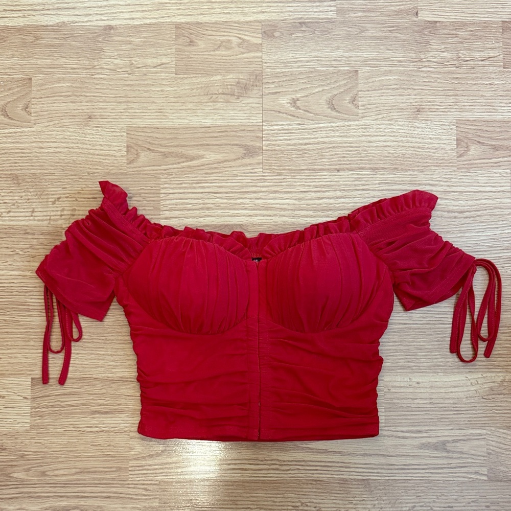 Windsor Red Blouse